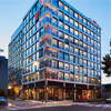 Hotel with fire safety systems
