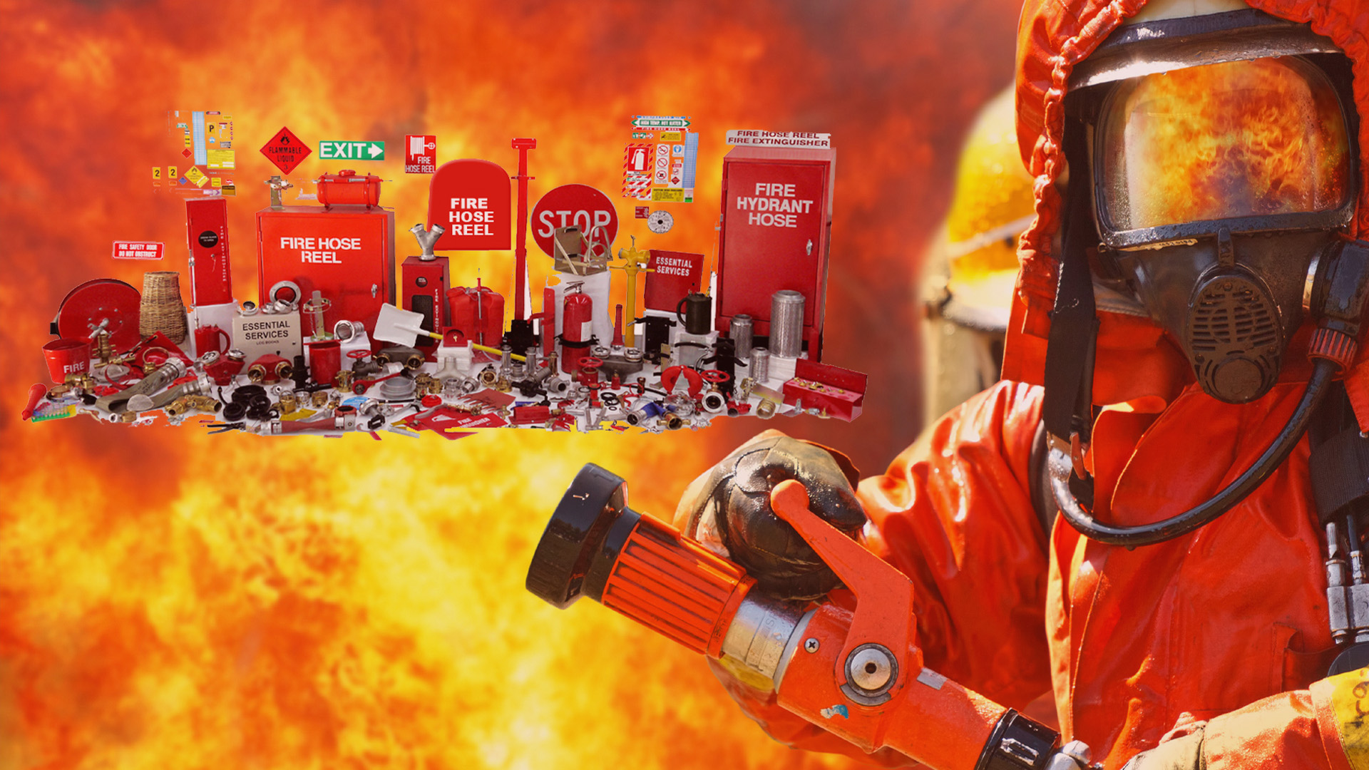 HMJ Fire Safety team installing fire protection equipment